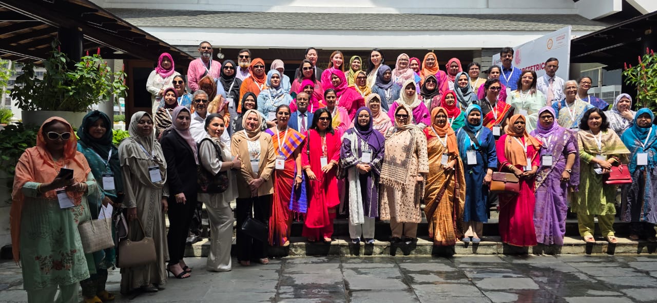 Delegates assembled at a Eurasia congress